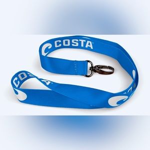 6 Pack of COSTA DEL MAR Lanyard With Swivel Snap Hook Blue LY46 Key Chain